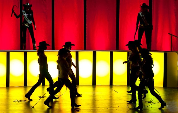 The Miss Rodeo America Pageant fashion show at The Orleans ...