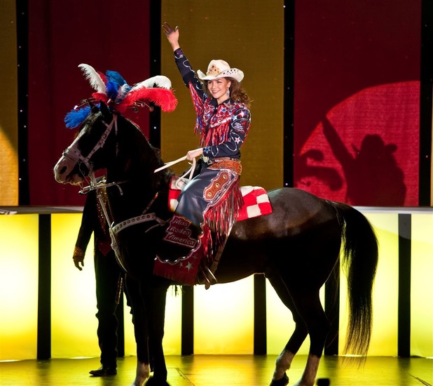 The Miss Rodeo America Pageant fashion show at The Orleans ...
