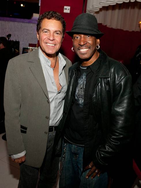 Clint Holmes and Jerry Metellus at Vegas Player Television and ...