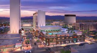 An artist's rendering of the renovations planned to the downtown Lady Luck property. 