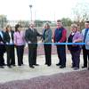 Members of the North Las Vegas City Council, RTC, and Jerry's Nugget casino at Thursday's ribbon-cutting ceremony for the North 5th Street improvement project.