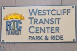 The new Westcliff Transit Center opens Sunday. It will provide quick transportation to downtown, the Strip and McCarran International Airport.