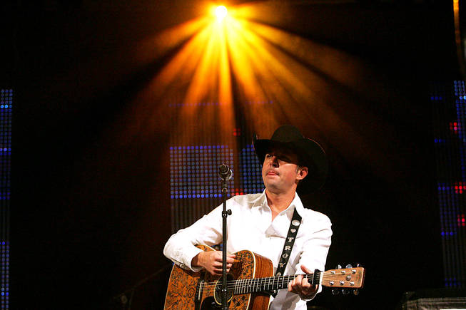 Troy Olsen performs during the NFR World Champion Awards Show and After Party at The Mirage on Saturday, Dec. 11, 2010.