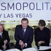 John Unwin, second from left, CEO of the Cosmopolitan of Las Vegas, and other executives cut a ribbon during an opening ceremony at the Cosmopolitan of Las Vegas on Wednesday, Dec. 15, 2010. With Unwin, from left, are: Ronald Wackrow, executive vice president of development for Related Companies, David Rockwell, architect and designer, and Craig Shaw president and CEO of Perini Building Company. 