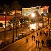 Partygoers fill up Las Vegas Boulevard on New Year's Eve 2010.