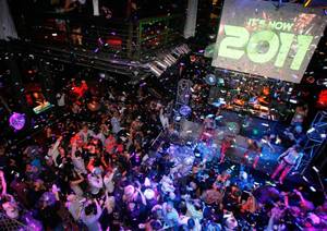 DJ Loczi debuts his <em>Electric Dream</em> at Studio 54 at MGM Grand on Dec. 31, 2010.