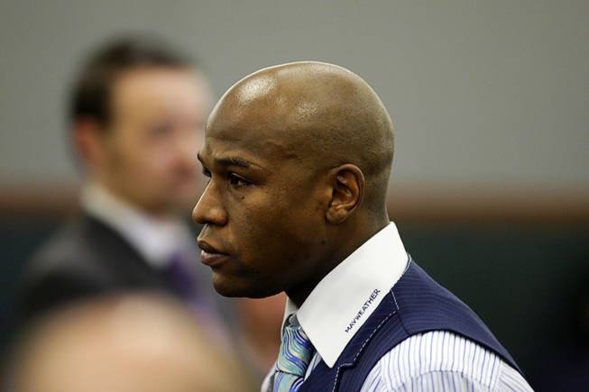 Mayweather Jr. in Court