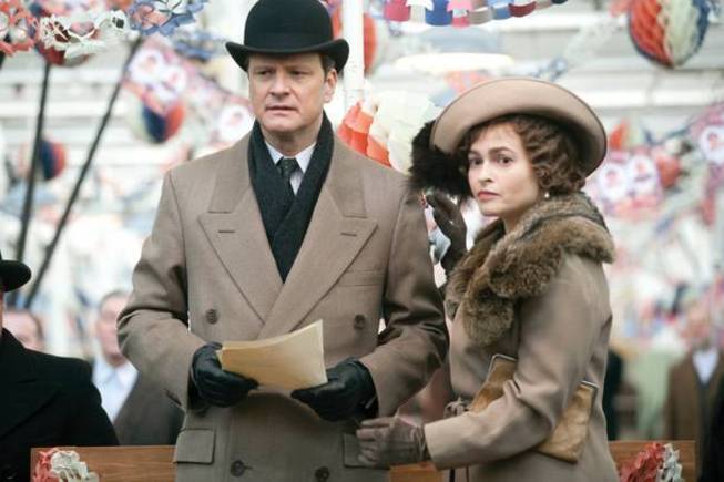 Colin Firth and Helen Bonham Carter are both nominated -- and Firth is a heavy favorite -- for Oscars for "The King's Speech."