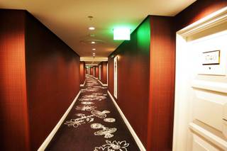 The newly designed hallways at Wynn Las Vegas Wednesday, February 23, 2011.