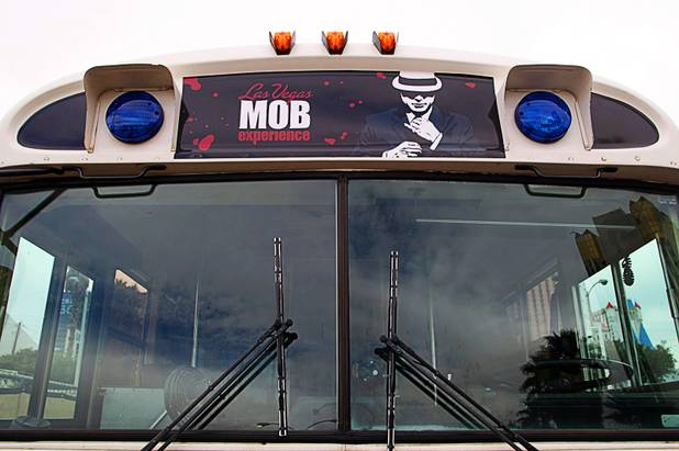 A 1980's prison bus is parked behind the Tropicana Tuesday, March 1, 2011. The $25 million Las Vegas Mob Experience will officially open at the Tropicana on March 29. The bus was originally to provide transportation to the experience but will instead be converted into a ticket booth, said Jay Bloom, managing partner of the Mob Experience.