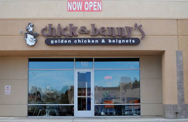 Chick and Benny's is a new Henderson eatery serving a fusion of French and Texas staples such as fried chicken tenders and French beignet puff pastries. The eatery, located at 1659 Warm Springs Road in Green Valley, also has a drive-thru. 
