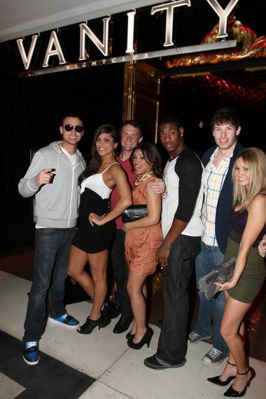 The Real World Season 25 cast parties at Vanity at the Hard Rock Hotel. Cee-Lo was among the partygoers.