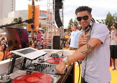 Pauly “DJ Pauly D” DelVecchio at the MTV Spring Break 2011 pool party at the Palms on March 6, 2011.