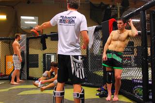UFC fighter Amir Sadollah works out at Xtreme Couture March 8, 2011.