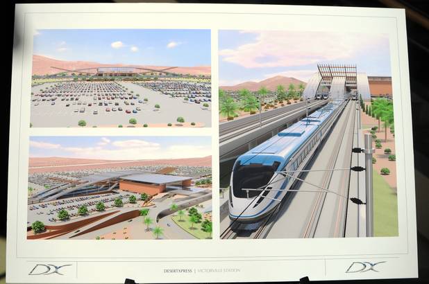 The DesertXpress high-speed rail project would travel 185 miles through federal lands, a national preserve and two states.