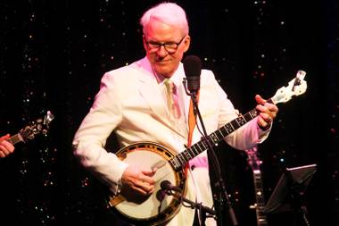 Steve Martin and the Steep Canyon Rangers play the Terry Fator Theater in the Mirage Friday, April 29, 2011.