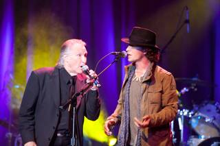 Bill Medley and Michael Grimm perform at Ovation Lounge at Green Valley Ranch on May 9, 2011.