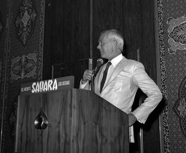Johnny Carson Chanel 5 luncheon at the Sahara Hotel 7/28/80.