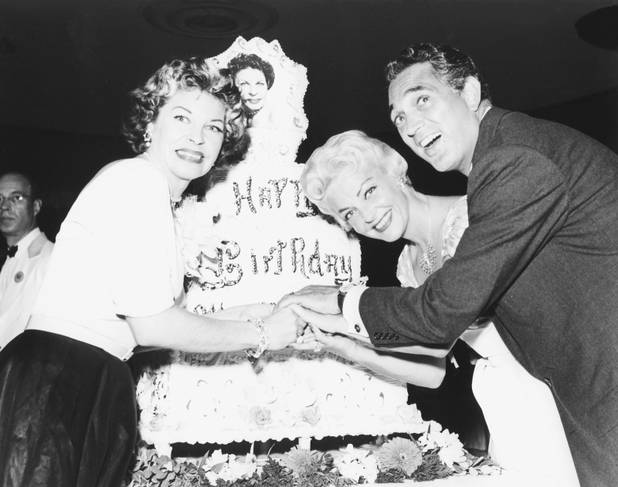 Robert Alda and Martha Raye at the Sahara 08/22/55
