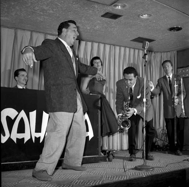 3/10/56..Louis Prima and Keely Smith at the Sahara.