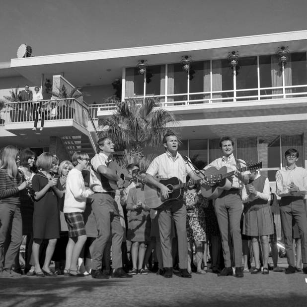 12/2/65..The Kingston Trio filming 