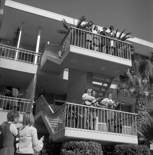 12/2/65..The Kingston Trio filming 