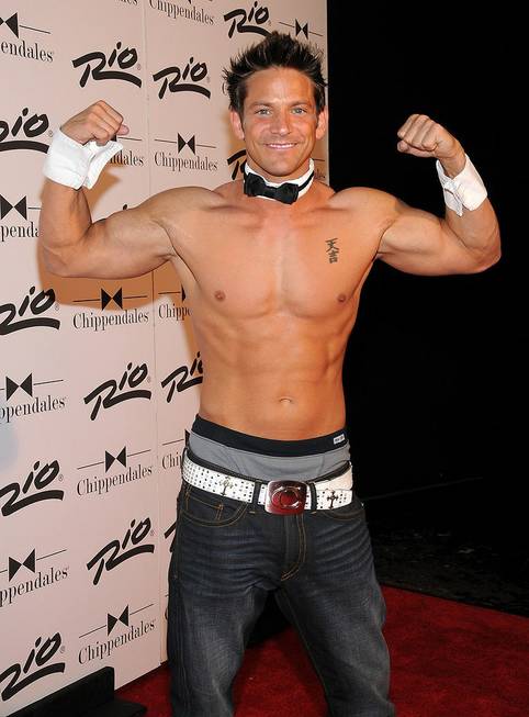 Musical guest star and MC Jeff Timmons in Chippendales at ...