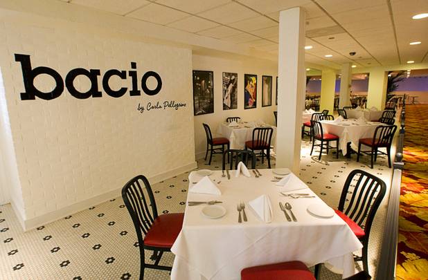 A view of Bacio, an Italian restaurant at the Tropicana, Tuesday, May 24, 2011.