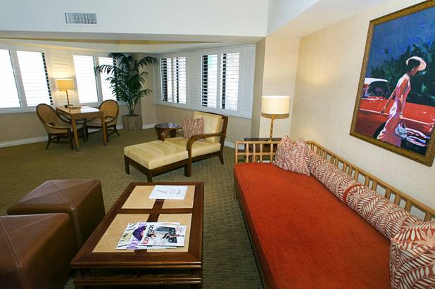 A view of a renovated suite in the Tropicana's Paradise Tower Tuesday, May 24, 2011.