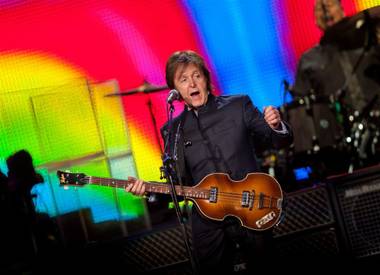 Sir Paul McCartney at MGM Grand Garden Arena on June 10,&nbsp;2011.