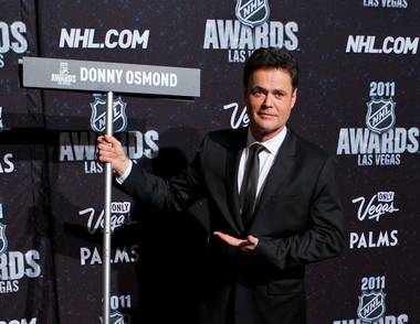 Donny Osmond at the 2011 NHL Awards at The Pearl in the Palms on June 22, 2011.