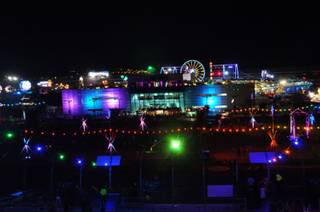 Friday night at the Electric Daisy Carnival at the Las Vegas Motor Speedway on June 24, 2011.