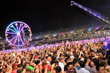 Friday night at the Electric Daisy Carnival at the Las Vegas Motor Speedway on June 24,&nbsp;2011.