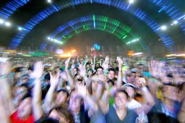 The final day of the Electric Daisy Carnival at the Las Vegas Motor Speedway on June 27,&nbsp;2011.