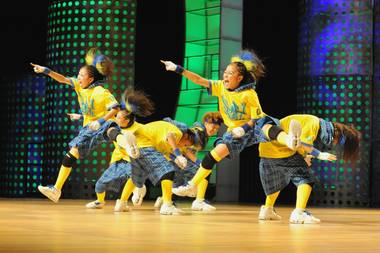 The Japan dance crew Star Team Varsity during the World Hip Hop Dance Championship Finals at the Orleans Arena on July 31,&nbsp;2011.

