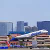An Allegiant Airlines jet takes off from McCarran International Airport Friday, August 26, 2011.