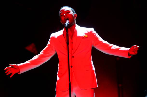 John Legend opens up for Sade at the MGM Grand Garden Arena Saturday, September 3, 2011.