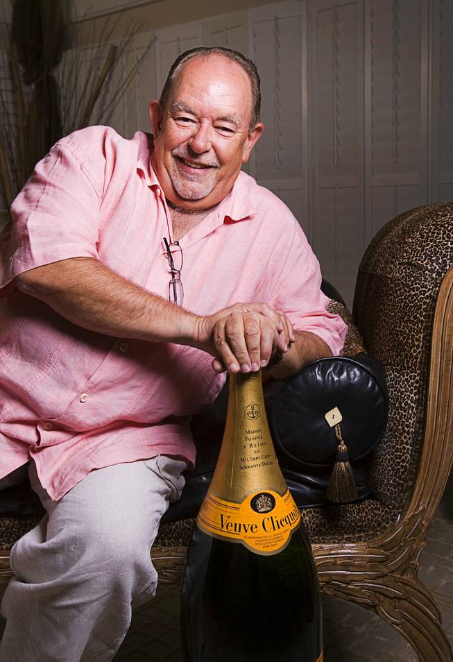 Robin Leach poses at his home Wednesday, Sept. 7, 2011.