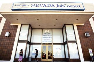 Nevada JobConnect on Maryland Parkway in Las Vegas. A new report finds that economic recovery in Las Vegas is hampered by a lack of educated workers and reliance on industries most vulnerable to the recession.