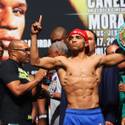 Mayweather-Ortiz weigh-in
