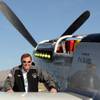 This Wednesday, Sept. 15, 2010, photo, shows long time Reno Air Race pilot Jimmy Leeward with his P51 Mustang.  A spokesman for Reno's National Championship Air Races says the P-51 Mustang that crashed into a box seat area at the front of the grandstand Friday, Sept. 16, 2011, at the air race was piloted by Leeward.
