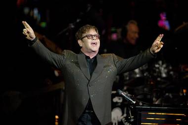 Erik Kabik’s 2011 in photographs: Sir Elton John at the Colosseum in Caesars Palace on Sept. 28, 2011.