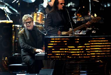 Elton John’s The Million Dollar Piano at Caesars Palace on Sept. 28, 2011.