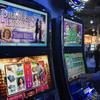 A video slot machine based on the "Princess Bride" movie is displayed in the WMS gaming booth during the first day of the Global Gaming Expo (G2E) convention at the Sands Expo Center Tuesday, Oct. 4, 2011.