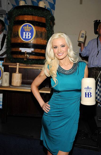 Holly Madison at Hofbrauhaus for Oktoberfest on Oct. 7, 2011.