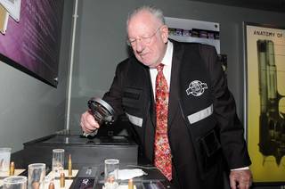Oscar Goodman at CSI: The Experience in MGM Grand on Oct. 10, 2011.