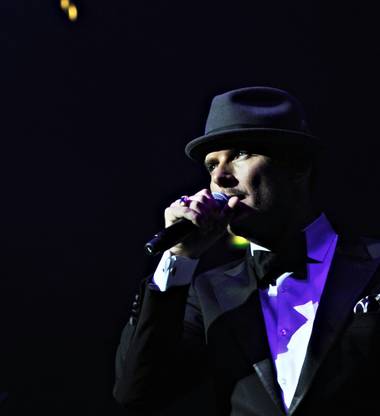 Caesars Palace headliner Matt Goss performs at Royal Albert Hall in London on Oct. 21, 2011.