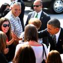 Obama arrives