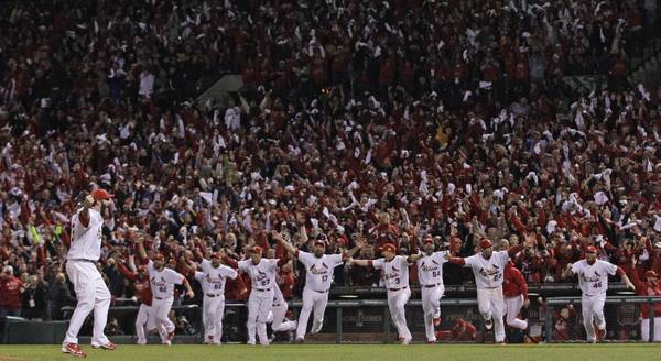 World Series Game 7: St. Louis Cardinals beat Texas Rangers, 6-2, to take  title 