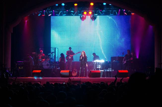 Martina McBride performs at Green Valley Ranch on Oct. 28, ...